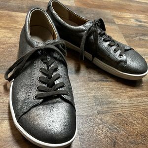 Birkenstock Arran Natural Leather Silver Sneaker